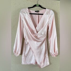 🌾 ⭐️ LULU’S NWOT As Always Balloons Sleeve Satin Minidress